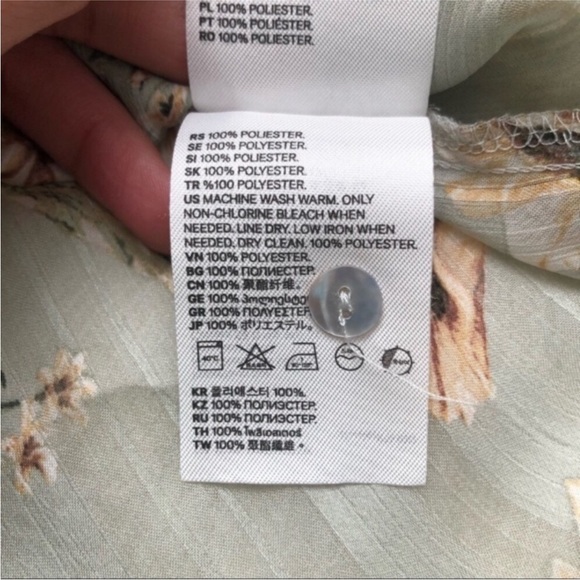 H&M Sheer Floral Blouse - Picture 5 of 6